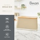 image 4 of Swan Nordic Oatmeal 1.7L 3KW Kettle, 2 Slice Toaster, Breadbin and Canisters Kitchen Set