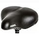 image 2 of Sport Direct Unisex Large Gel Black Bike Saddle With Steel Rails