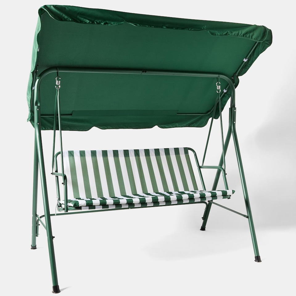 image 1 of OHS 3 Seater Garden Swing Bench Chair Outdoor Hanging Seat Sun Shade