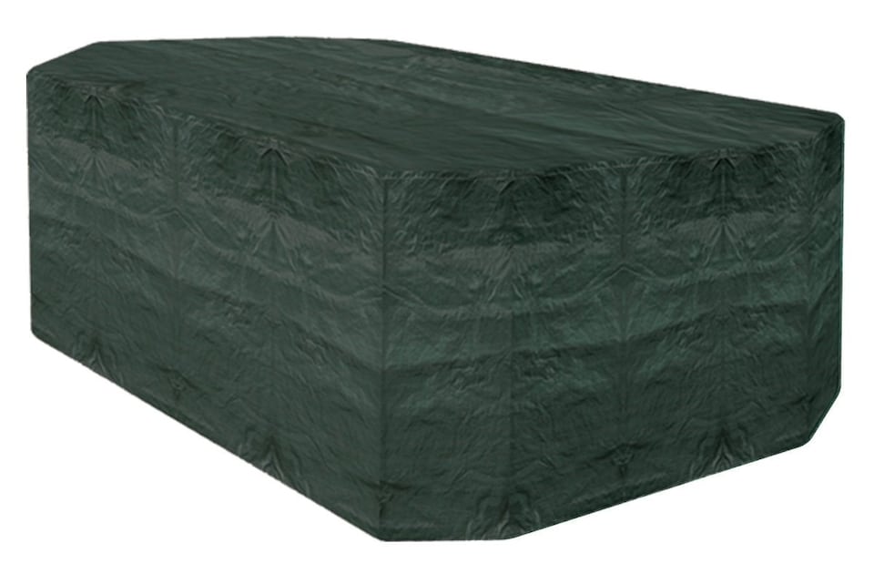 image 1 of Extra Strong Rectangular 6 Seater Furniture Set Cover in Dark Green | Green