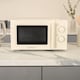 image 3 of Hamilton Beach Miami Manual 800W Microwave - Sand