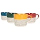 image 1 of Nicola Spring Ceramic Dipped Dash Coffee Mugs - 475ml - 4 Colours | Multi | 4 Colours