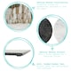 image 2 of Argon Tableware Round Marble Placemats - 30cm - White - Pack of 6 White