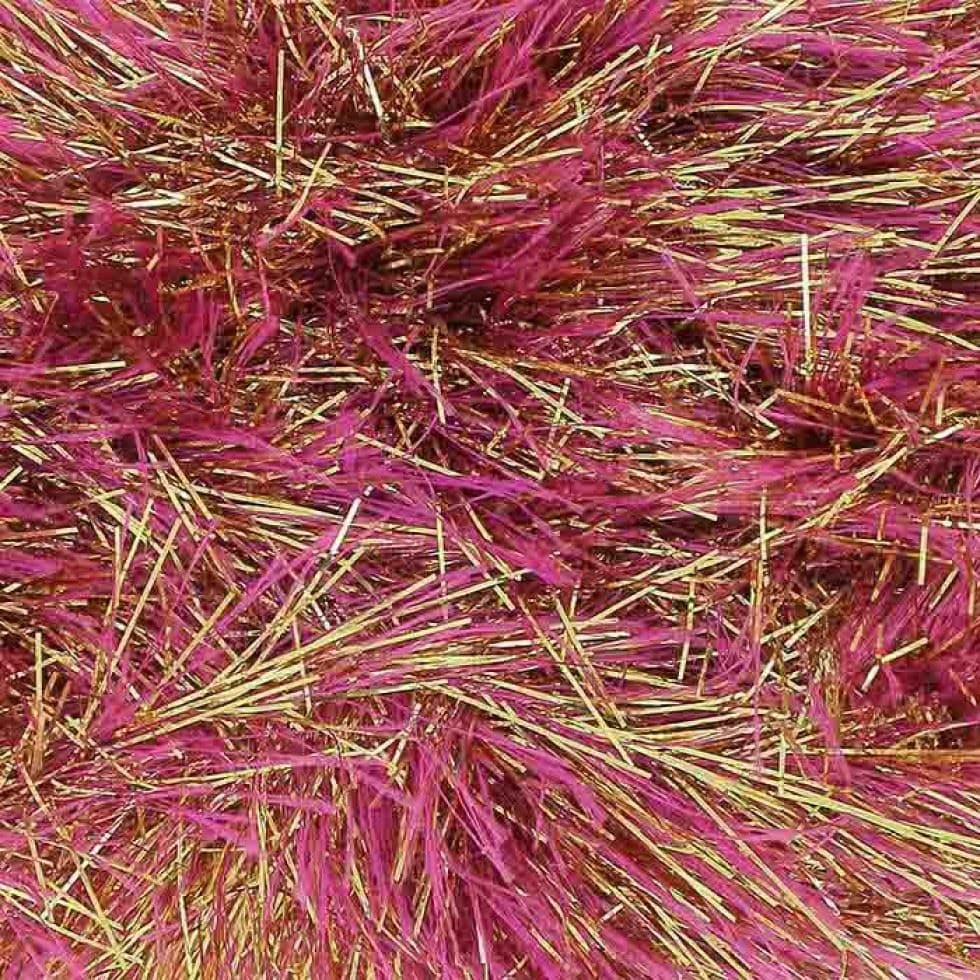 King Cole Pink Tinsel Chunky Yarn (Value Pack 12 x 50g Balls) For Crochet, Knitting - 70m per ball
