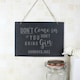 image 3 of Personalised Gin Large Hanging Slate Sign