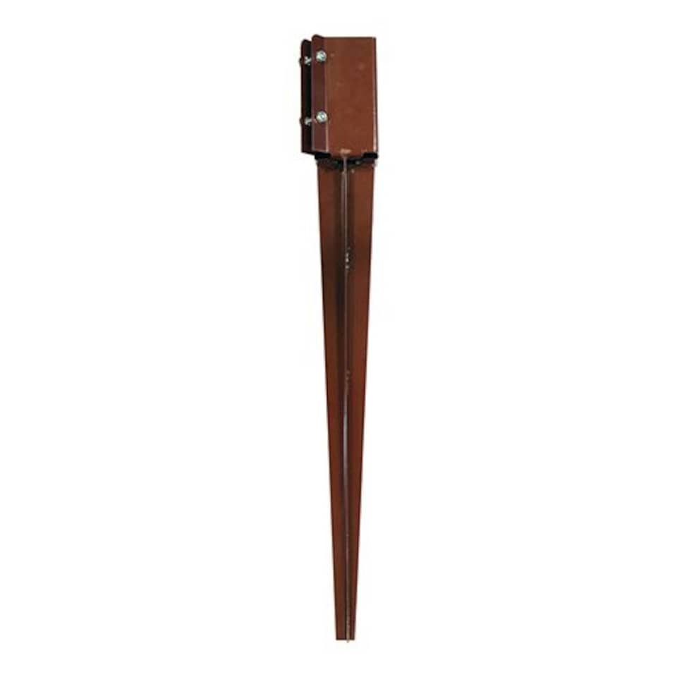 Timco - Drive in Post Spike - Bolt Secure - Oxide Red (Size 75 x 750mm - 1 Each)