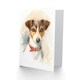 image 2 of Jack Russell Pet Portrait Watercolour Dog Lover Art Card