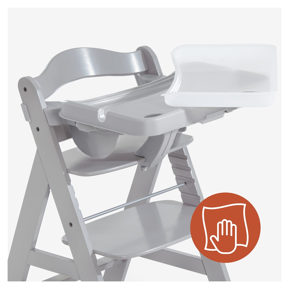 image 1 of hauck Alpha Tray - Grey