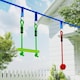 image 8 of AIYAPLAY 10-Piece Zip Line for Kids, for Outdoor, Garden, Multicoloured