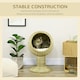 image 2 of PawHut Raised Cat House, Natural Mat Grass Cat Bed w/ Stand Cushion, Φ41x 69 cm