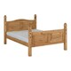 image 1 of Corona 5 Feet Bed High Foot End - L214.5 x W163 x H117 cm - Distressed Waxed Pine