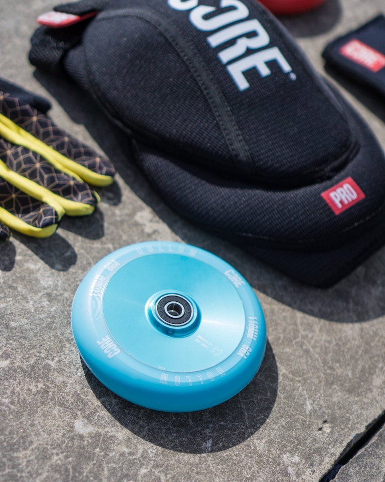 image 1 of CORE Hollow Stunt Scooter Wheel V2 110mm - Mint Blue