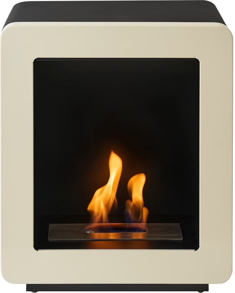 Adam Mira Bio Ethanol Stove in Cream - Tesco Groceries