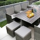image 4 of HESTIA Rattan Dining Set 10 Seater Cube for Garden Patio