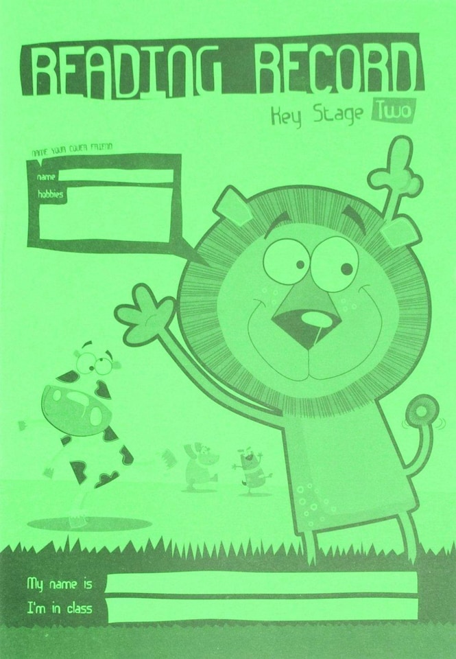 image 1 of A5 Reading Record Books Key Stage 2