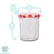 image 3 of Argon Tableware Glass Jam Jars with Lids - 185ml - Pack of 6