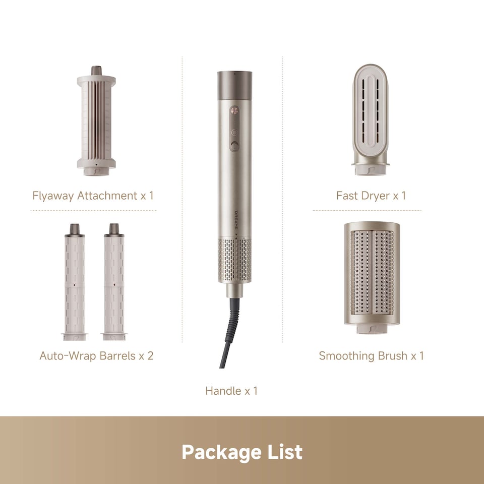 image 1 of Dreame AirStyle Shine Multi Hair Styler - Gold