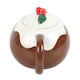 image 2 of Something Different Christmas Pudding Mug - Brown/White - One Size
