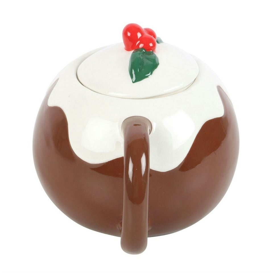 image 1 of Something Different Christmas Pudding Mug - Brown/White - One Size