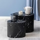 image 4 of Mice Oval Coffee Table Set in Black