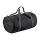 image 1 of BagBase Packaway Barrel Bag / Duffle Water Resistant Travel Bag (32 Litres) - Black/Graphite - One Size