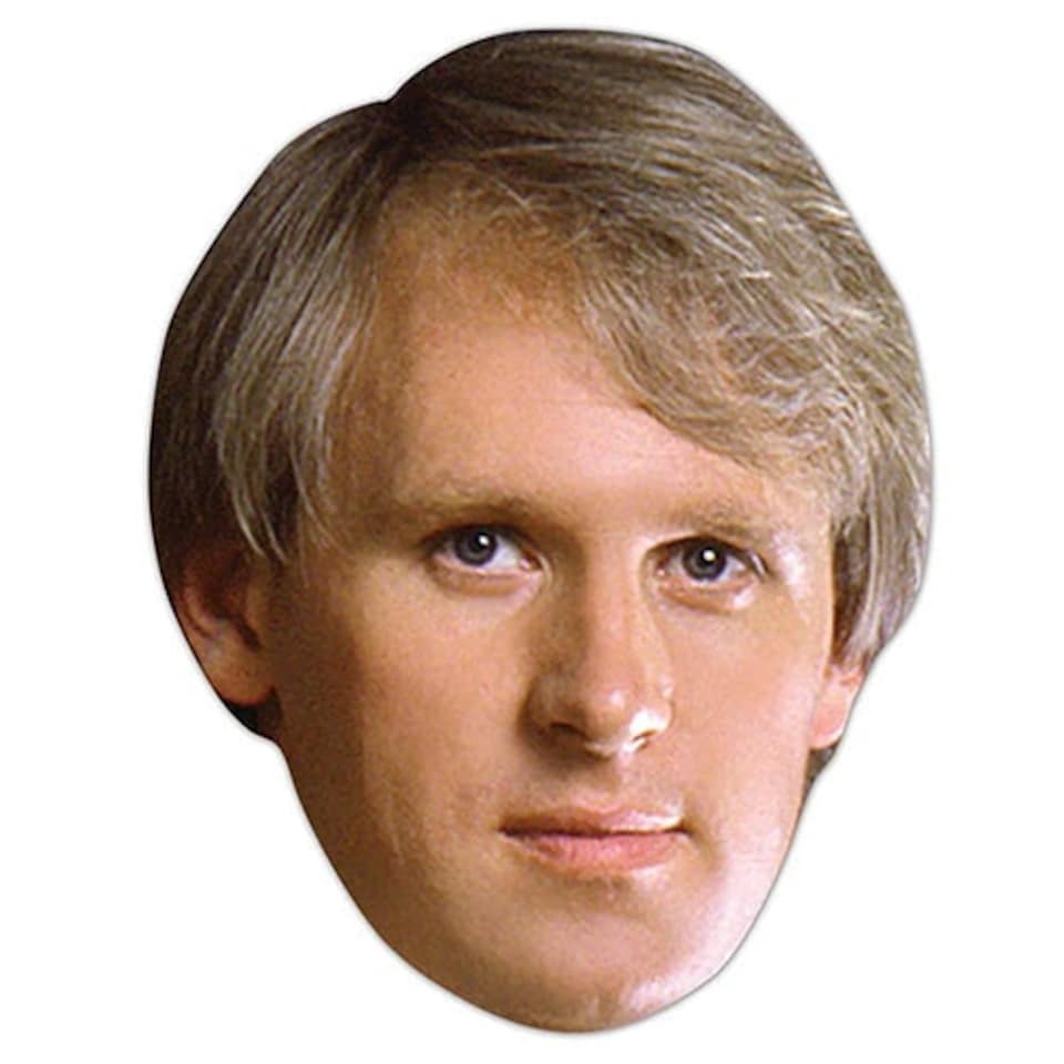 The Fifth Doctor Peter Davison Dr Who Cardboard Face Mask