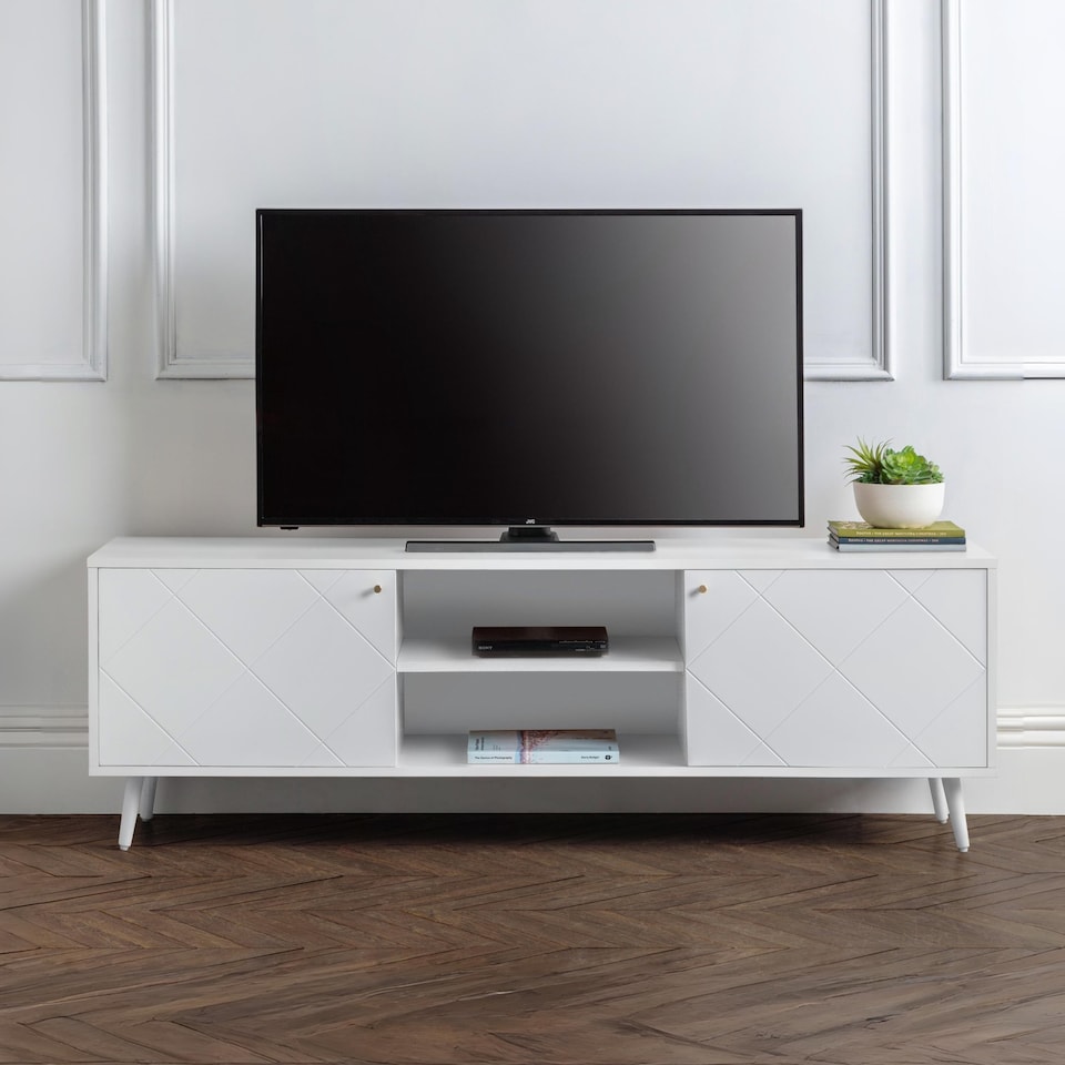 image 1 of Premium Morven TV Unit in White