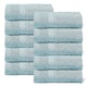 image 1 of OHS 10 x Luxury 100% Cotton 500GSM Bathroom Face Cloth Towel Blue | Denim Blue | Face cloth