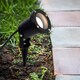 image 2 of ValueLights Berwick 4 Pack IP65 3 In 1 Ground Wall Spike Outdoor Lights | Black