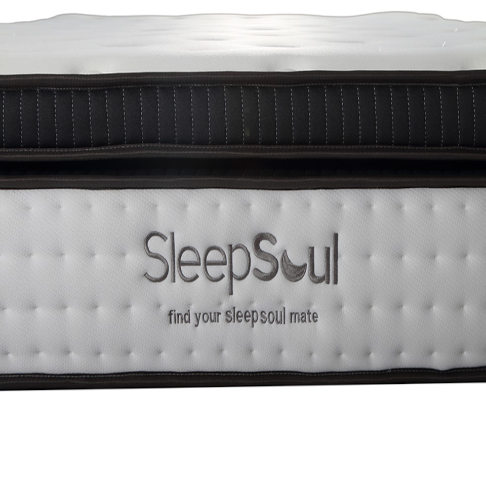 image 1 of SleepSoul Luna 1000 Pocket Memory Pillow Top Mattress Double | White | 1