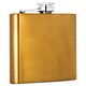 image 2 of Interiors by Premier 5oz Gold Finish Hip Flask, Stylish Stainless Steel Hip Flask With Secure Screw Cap, Sleek Gold Coating