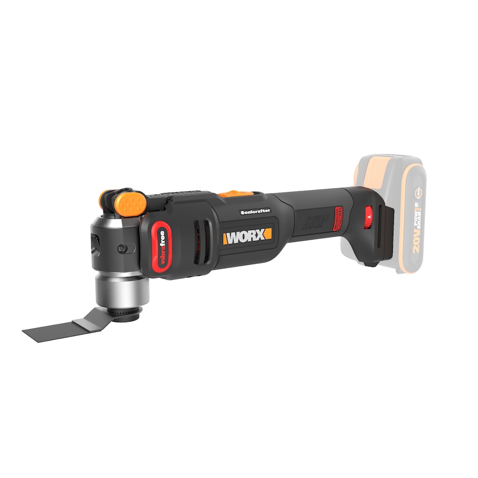 image 1 of WORX Sonicrafter 20V Cordless Brushless Oscillating Multi-Tool (BARE TOOL) WX698.9