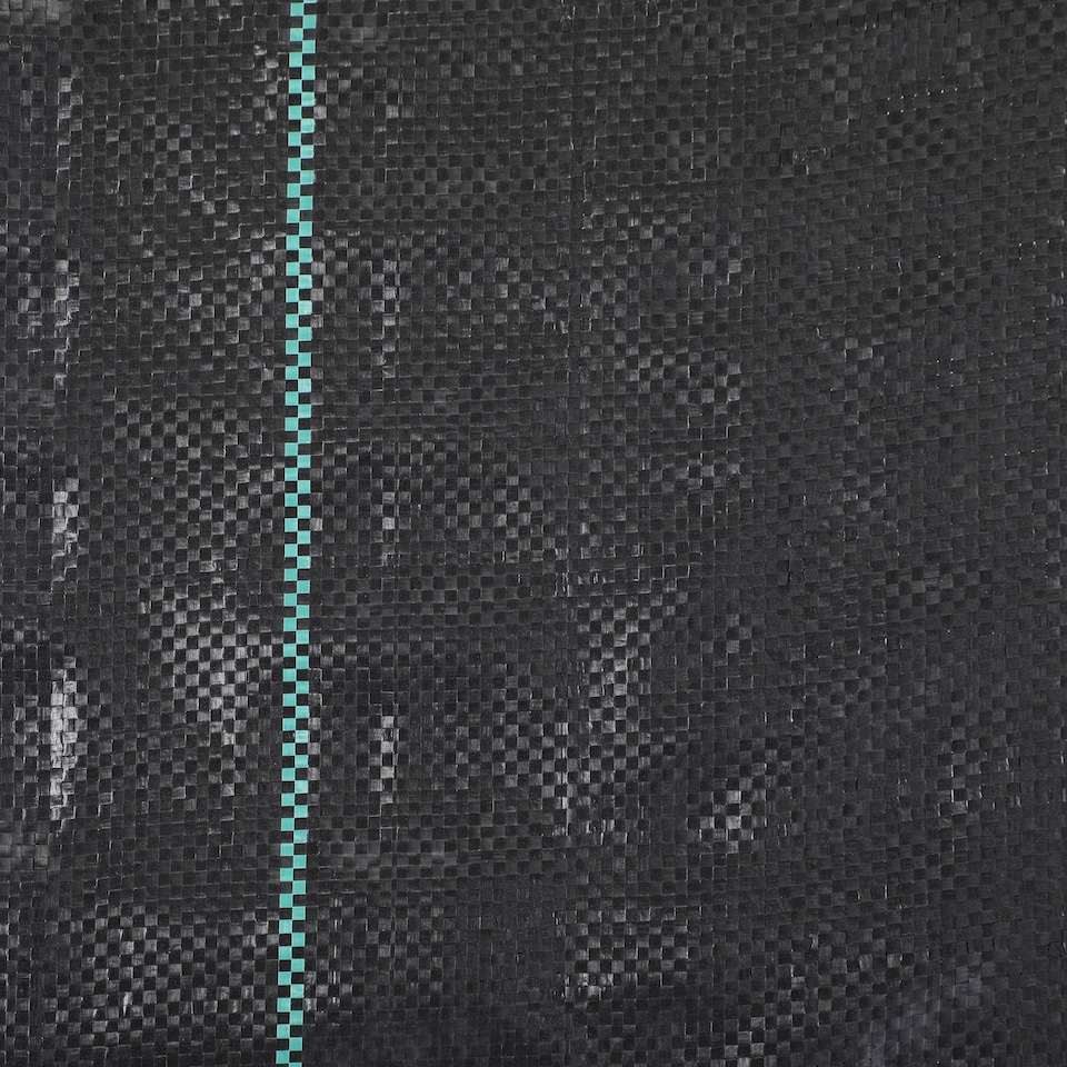 image 1 of Outsunny 2m x 100m Heavy Duty Weed Control Membrane, Weed Membrane for Landscaping Driveway Gravel Artificial Grass Lawn Underlay, Black