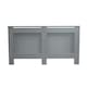 image 1 of Stylish MDF Diamond Grey Radiator Cover - Large