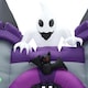 image 3 of Living and Home Halloween Lighted Haunted Castle Arch Inflatable