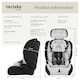 image 6 of Car Seat Sophie - with 5-point belt, i-Size approved, removable seat reducer | Grey | light grey/black | 47 x 47 x 80,50 cm | 1