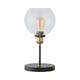 image 7 of ValueLights Sheridan Industrial Black Table Lamp | Clear