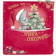 image 4 of Bear Decorating Tree Merriest Christmas Card