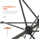 image 4 of Outsunny 2m Parasol Patio Umbrella, Outdoor Sun Shade with 6 Ribs Orange