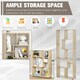 image 4 of HOMCOM Multipurpose 8-Grid Bookshelf Shelf, Bathroom, Kitchen