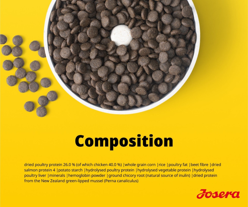 image 1 of Josera Adult Festival complete dog food | For fussy dogs | Feed dry or wet for delicious gravy | Chicken & Salmon | All breed sizes | 3x3kg