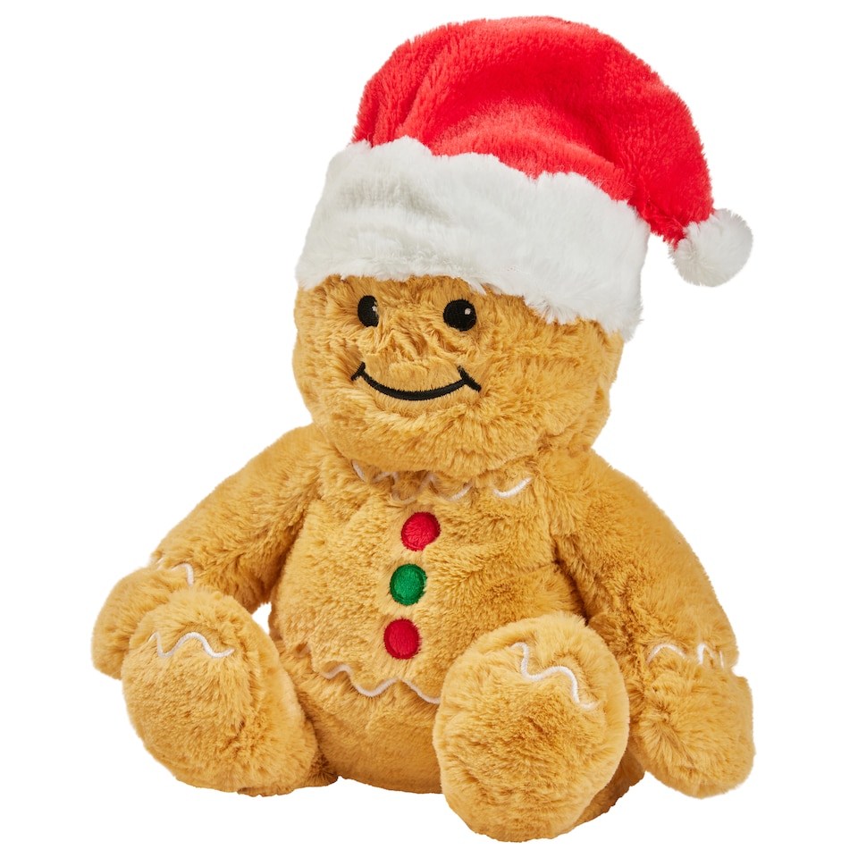 image 1 of Warmies Plush Gingerbread Man  LARGE
