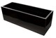 image 2 of Primrose Gel Coated Black Fibreglass Trough Garden Planter Small 25cm x 80cm