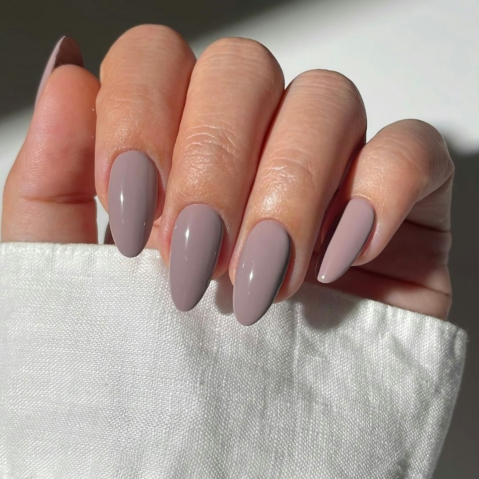 image 1 of Heather Nail Polish Grey