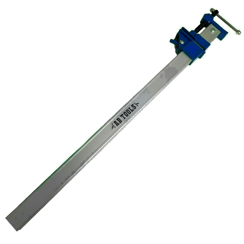 image 1 of 24" (600mm) Aluminium Sash Clamp Grip Bench Work Holder Vice Slide Cramp x 2