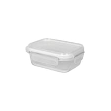 Harbour Housewares Glass Food Storage Container with Lid - 370ml