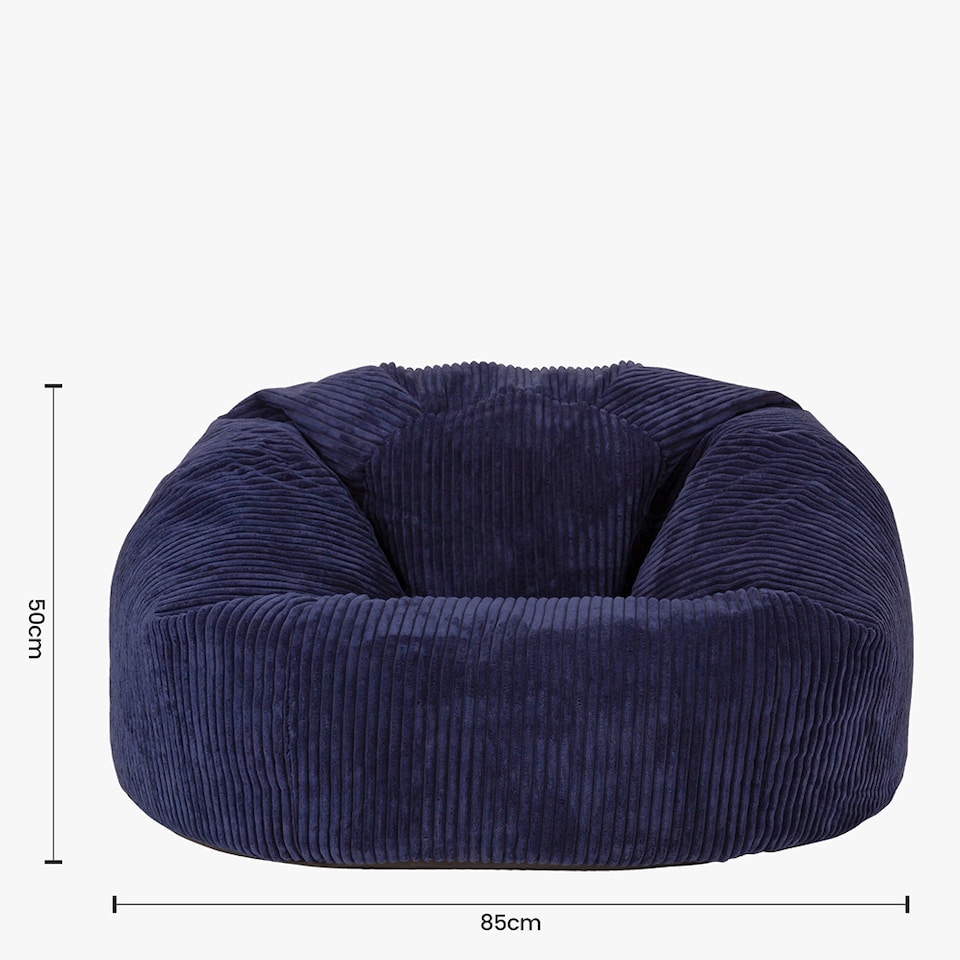 image 1 of Kingston Beanbag Corduroy Navy Blue | Blue | Navy Blue | XL | 1