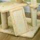 image 8 of PawHut 116cm Cat Tree Tower with Scratching Posts, House, Bed, Ramp, Beige