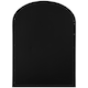 image 8 of The Arcus - Black Framed Arched Leaner/Wall Mirror 55" X 27.5" (140CM X 70CM) | Black