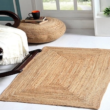 DHAKA Area Kitchen Rug Hand Woven Jute (DHAKA60X180) Brown